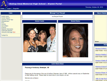 Tablet Screenshot of alumni.bishopamat.org